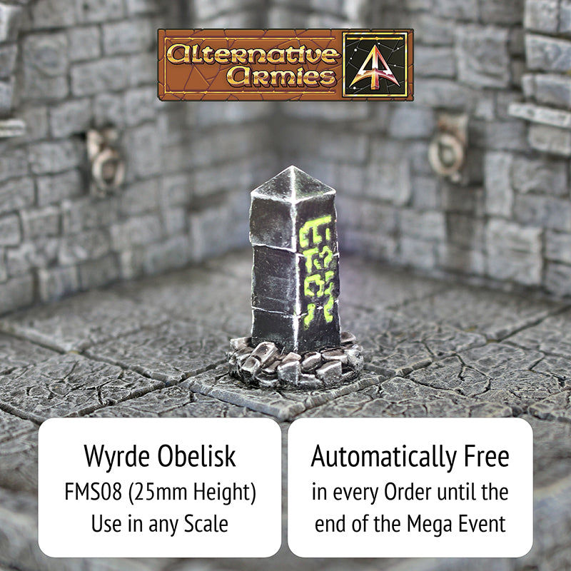 FMS08 Wyrde Obelisk (Free auto in your order until end of Mega Event)