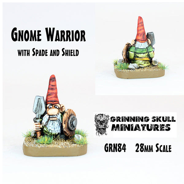 GRN84 Gnome Warrior with Spade