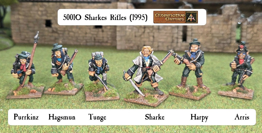 5001O Sharkes Rifles 1st Edition (1995) (Six or Singles)