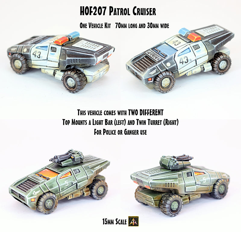 HOF207 Patrol Cruiser (two different load outs included)