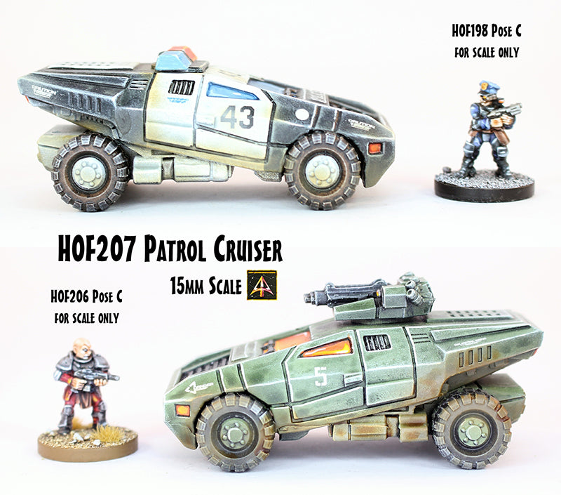 HOF207 Patrol Cruiser (two different load outs included)