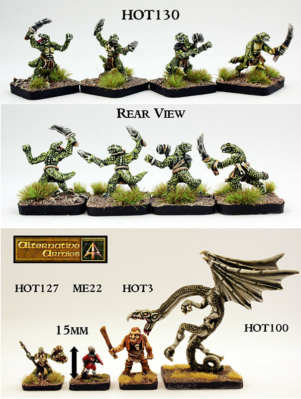 HOT130 Savage Lizardmen Warriors
