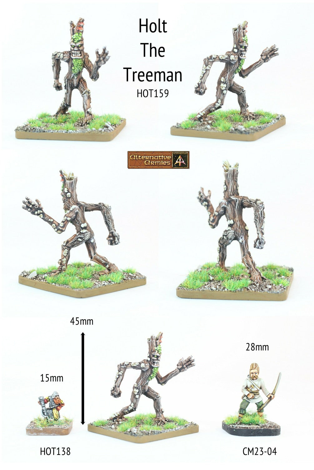 HOT159 Holt the Treeman (45mm tall) - Save 10%