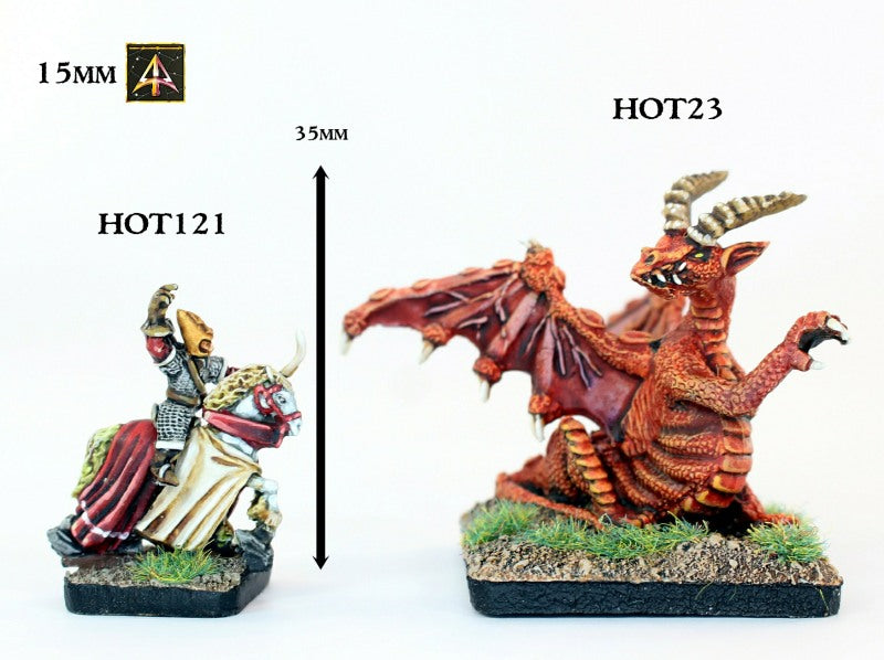 HOT23 The Sitting Dragon (35mm tall)