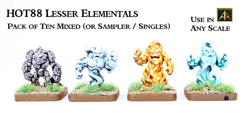 HOT88 Lesser Elementals (four types)
