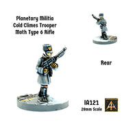 IA121 PM Cold Climes Trooper advancing with Moth Rifle