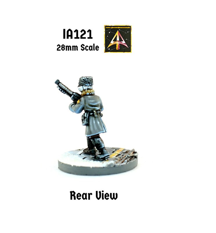 IA121 PM Cold Climes Trooper advancing with Moth Rifle