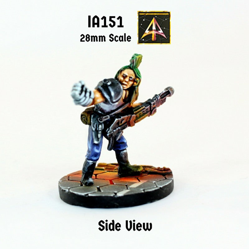 IA151 Betrayer with Cyber Arm and Plasma Rifle