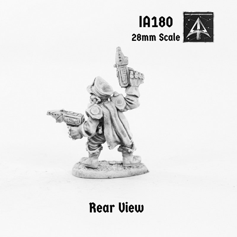 IA180 Malig officer with twin Cupid Laser Pistols