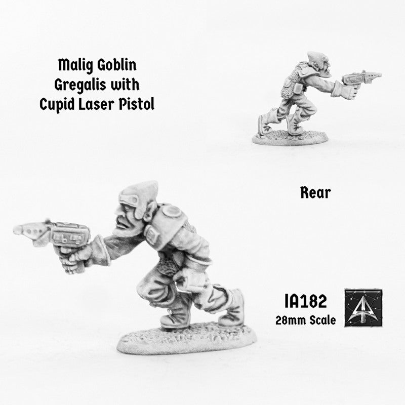 IA182 Malig running with Cupid Laser Pistol