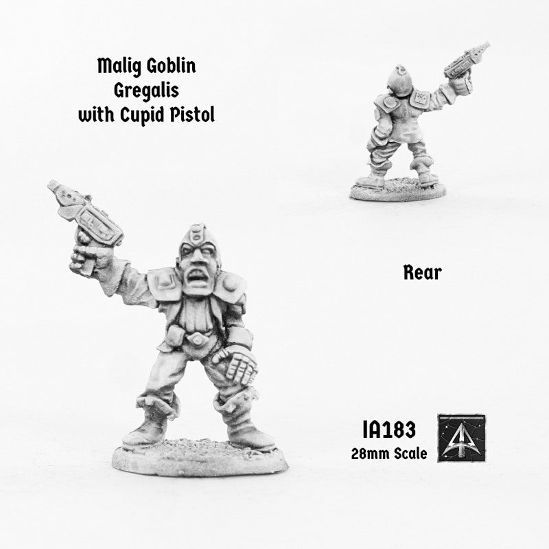 IA183 Malig shouting, Cupid Pistol raised