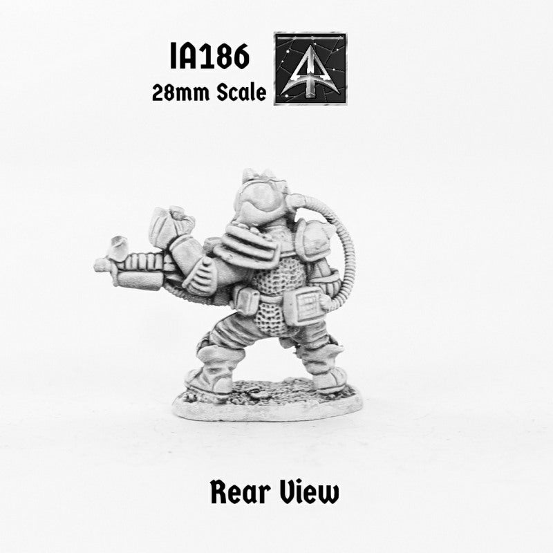 IA186 Malig standing Janus Blast Gun