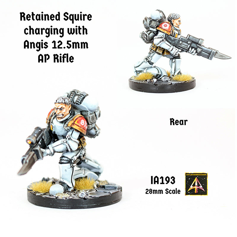 IA193 Retained Squire running Angis 12.5mm Rifle