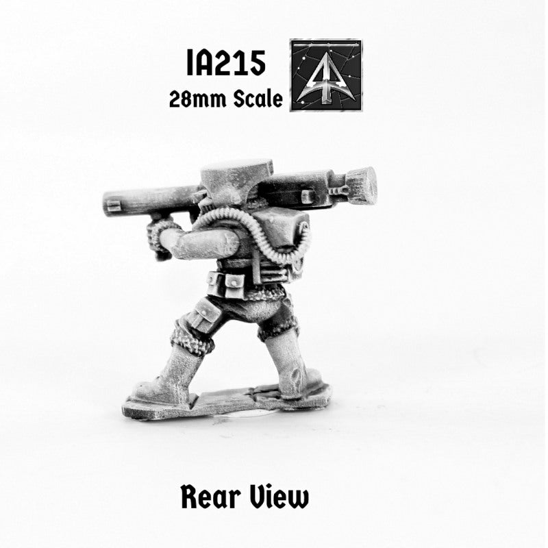 IA215 Planetary Militia Trooper standing with Bodkin AP