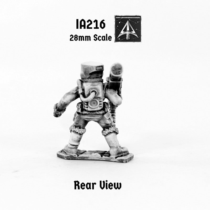 IA216 Planetary Militia Trooper advancing with Bodkin AP