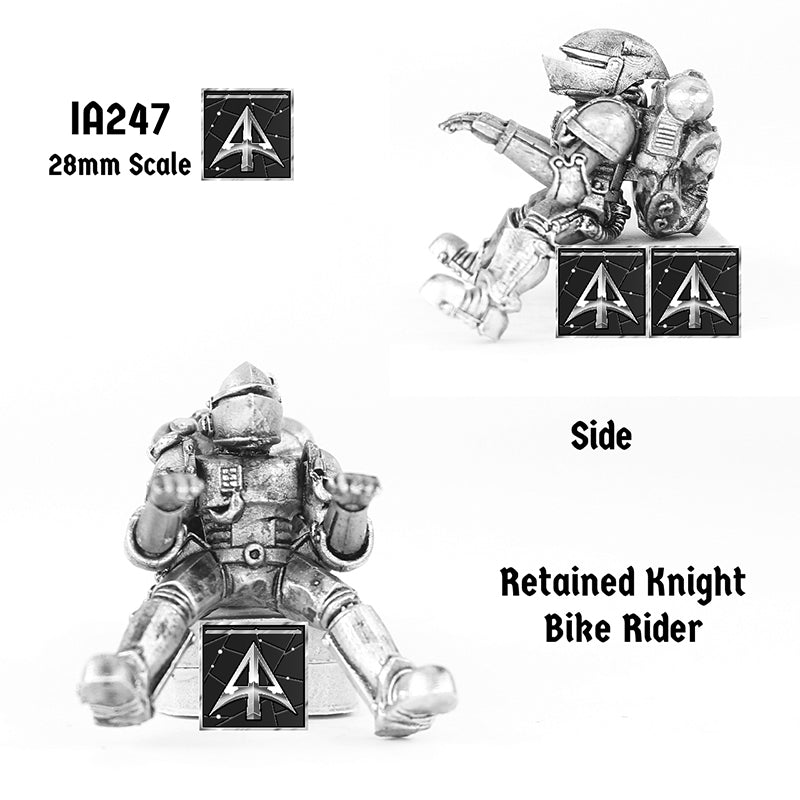 IA247 Retained Knight Bike Rider
