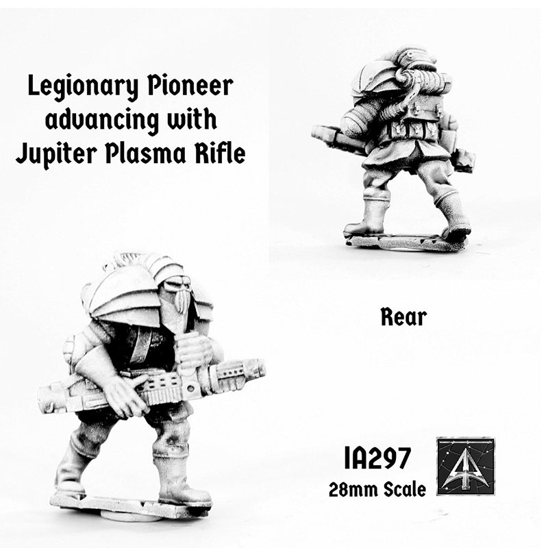 IA297 Legionary Pioneer advancing with Jupiter Plasma Rifle