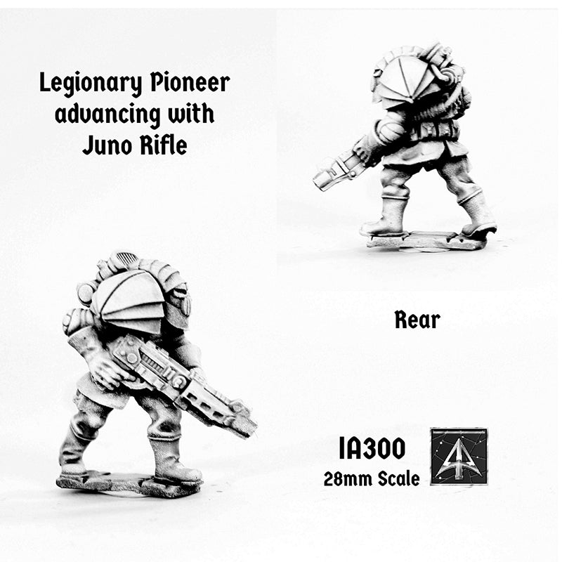 IA301 Legion Pioneer advancing with Juno Rifle