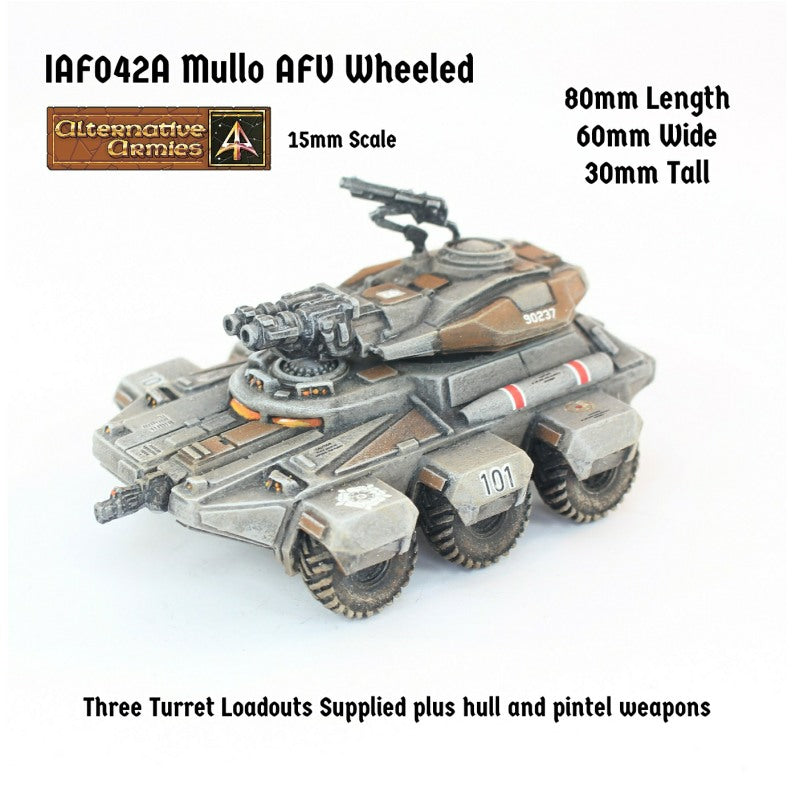 IAF042A Mullo AFV Wheeled with three turret load outs