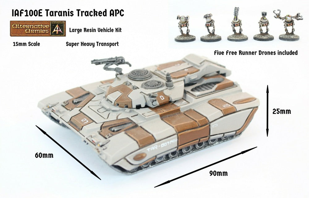 IAF100E Taranis Tracked APC (Super Heavy) - Free Pack of Drones included