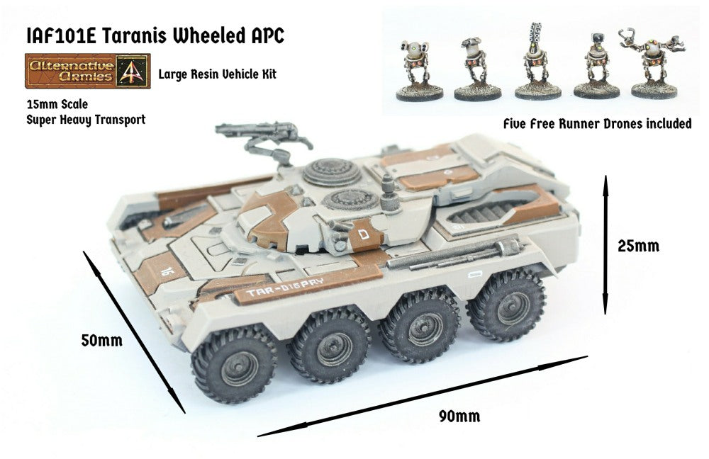 IAF101E Taranis Wheeled APC (Super Heavy) - Free Pack of Drones included