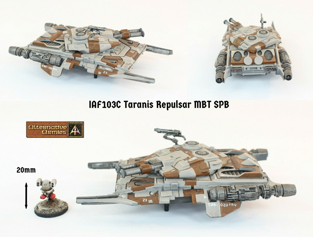 IAF103D Taranis Repulsar MBT Siege Turret (Super Heavy) - Free Pack of Drones included