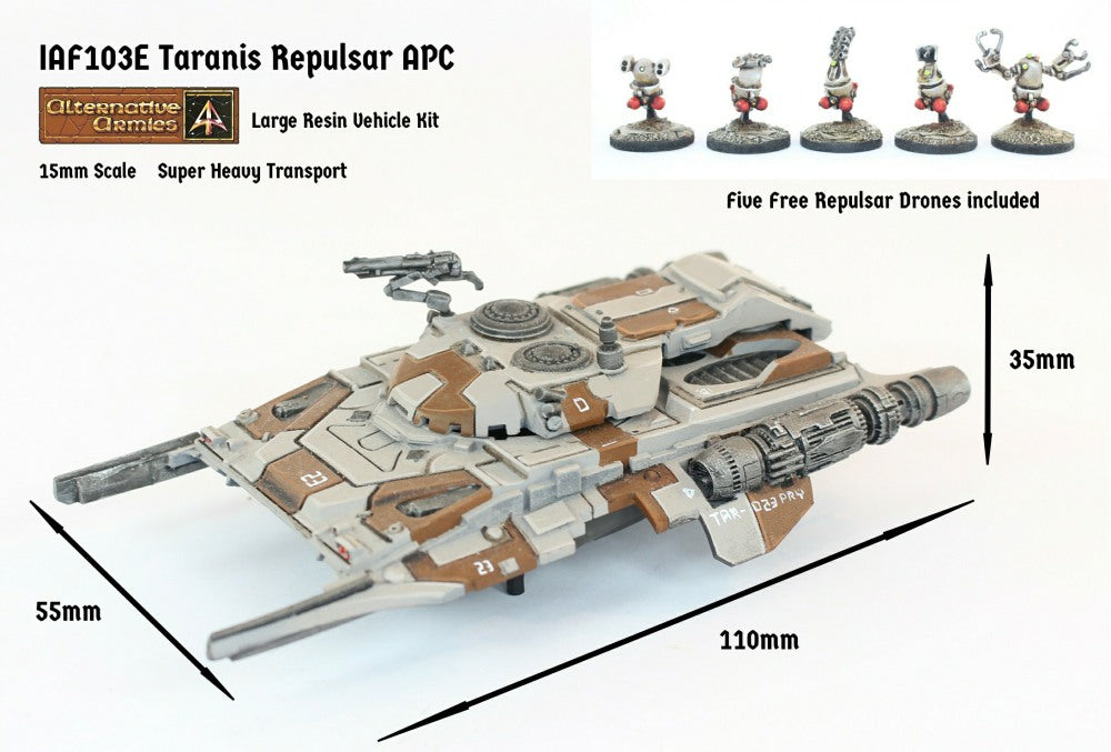 IAF103E Taranis Repulsar APC (Super Heavy) - Free Pack of Drones included