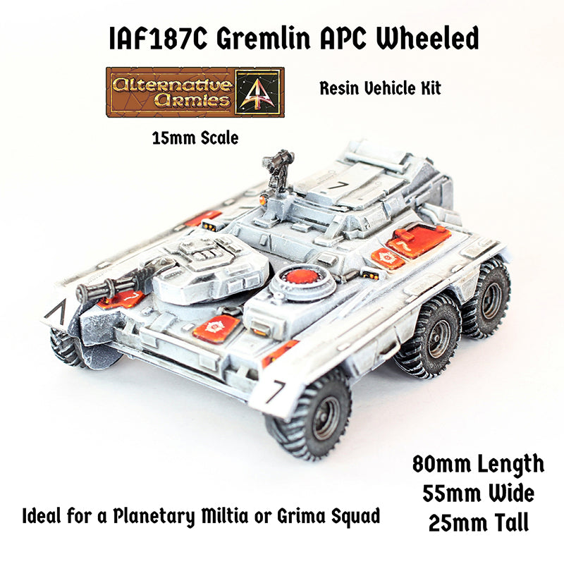 IAF187C Gremlin APC Wheeled Personnel Carrier with hull turret