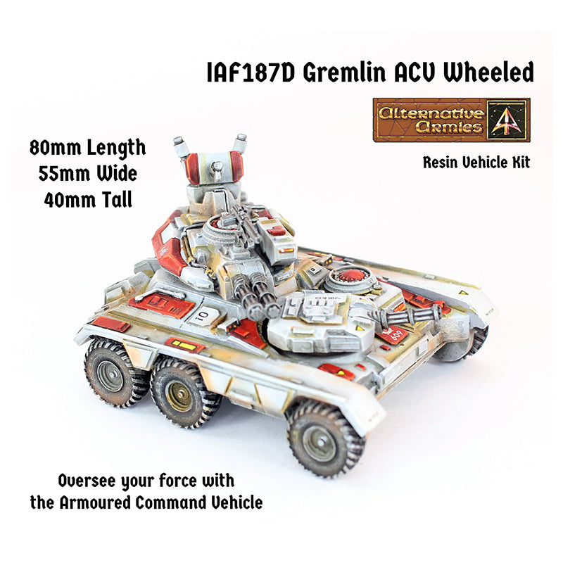 IAF187D Gremlin ACV Armoured Command Vehicle with command turret and hull turret
