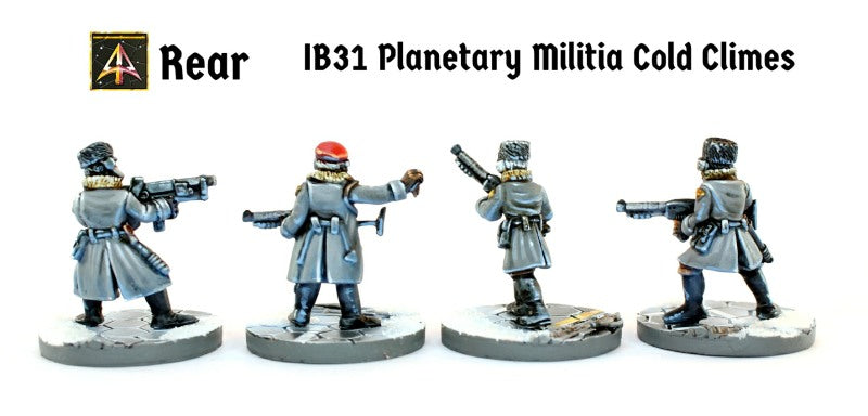 IB31 Planetary Militia Cold Climes (Four Miniatures with Saving)