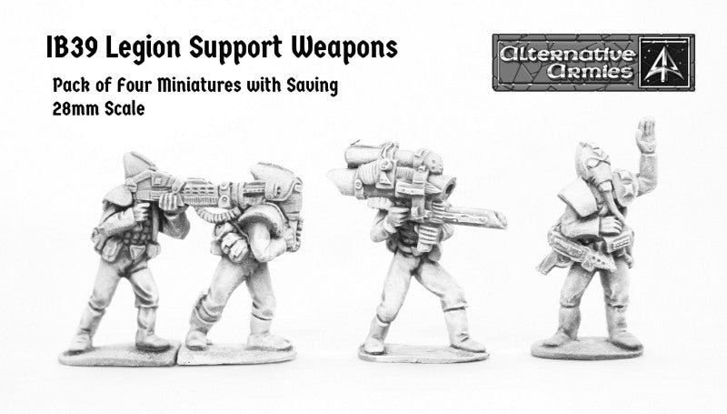 IB39 Legion Support Weapons (Four Pack with Saving)