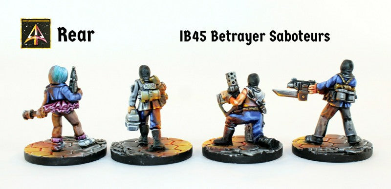 IB45 Betrayer Saboteurs (Four Pack with Saving)