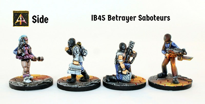 IB45 Betrayer Saboteurs (Four Pack with Saving)