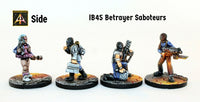 IB45 Betrayer Saboteurs  (Four Pack with Saving)