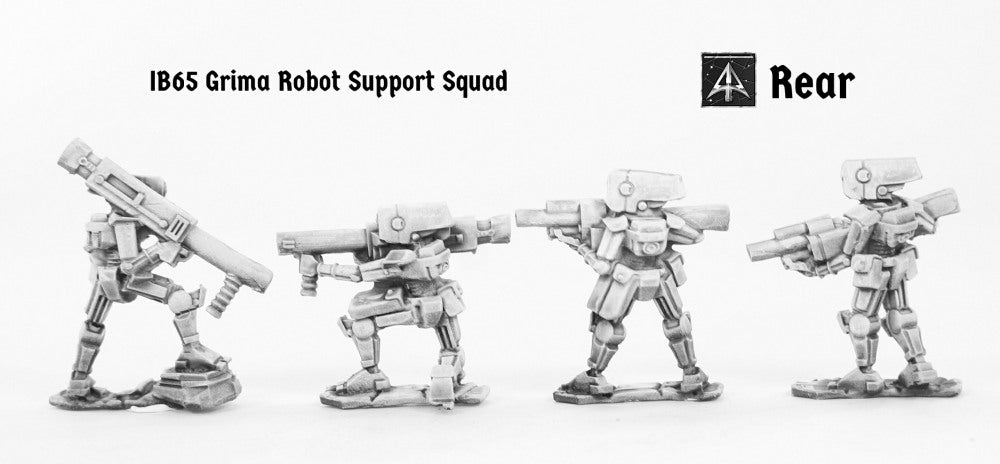 IB65 Grima Robot Support Squad (Four Miniatures with Saving)