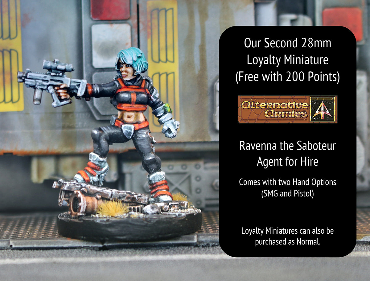 LS002 Ravenna the Saboteur (Alternate Stars) (Loyalty Miniature)