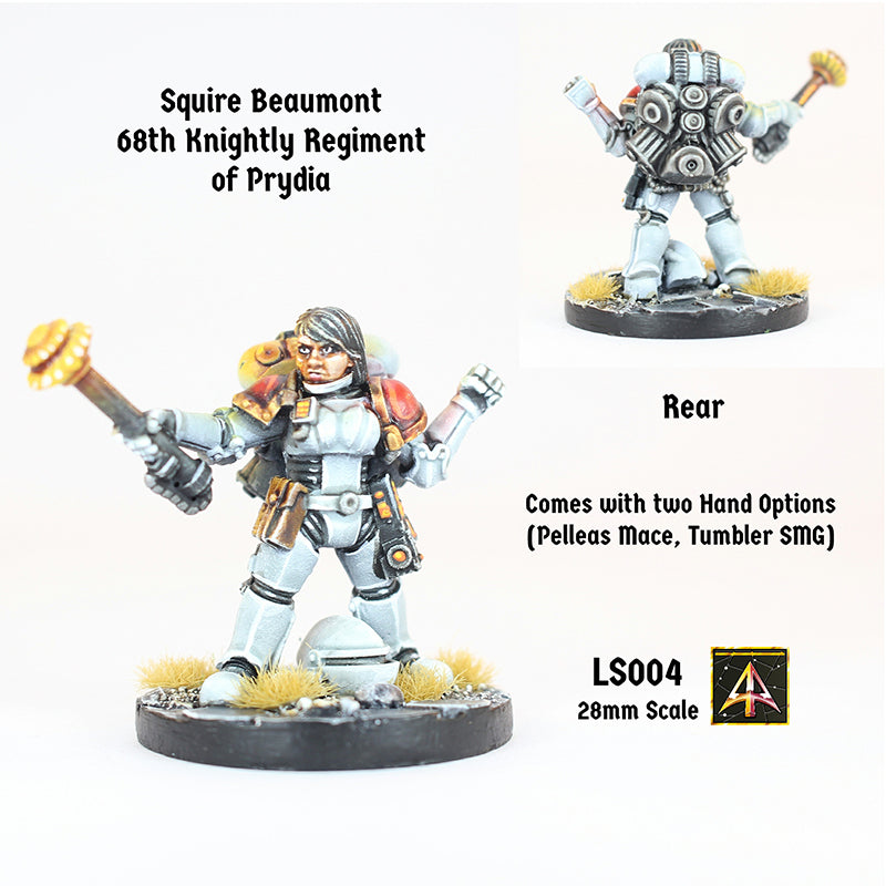 LS004 Squire Beaumont (Female Retained Knight)  (Loyalty Miniature)