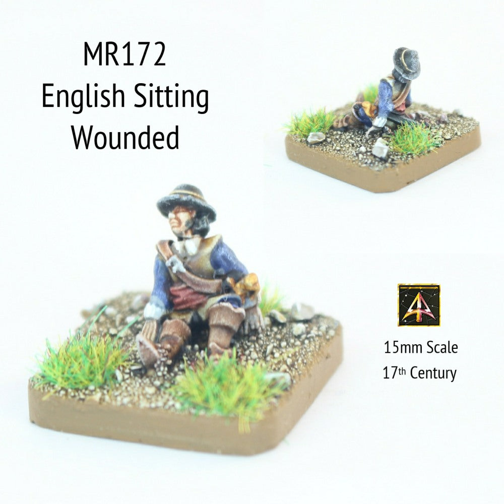 MR172 English Sitting Wounded Hat 17thC