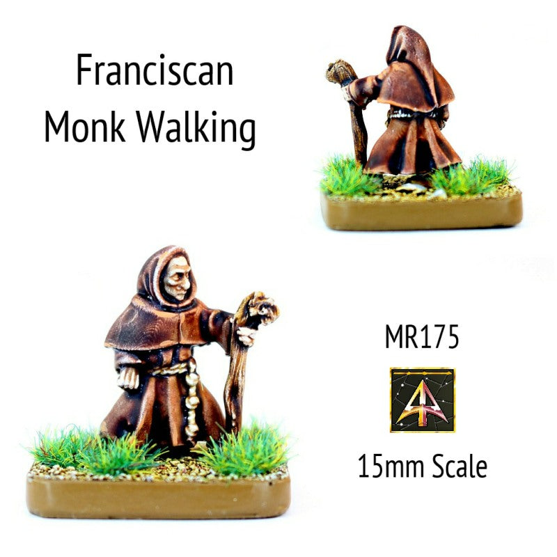 MR175 Franciscan Monk Walking