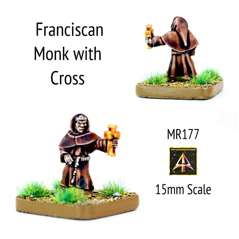 MR177 Franciscan Monk Cross
