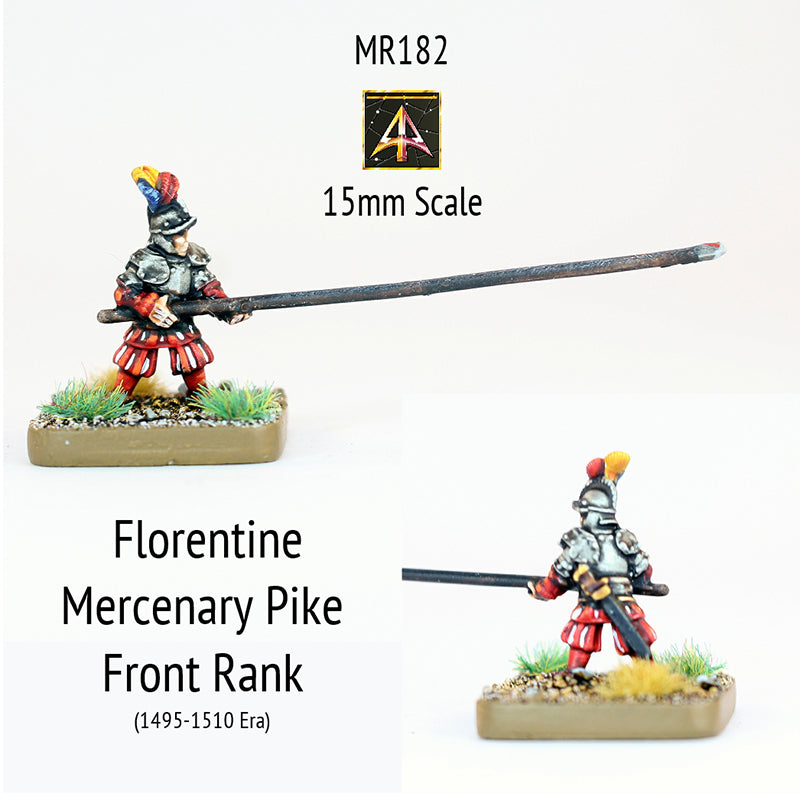 MR182 Florentine Mercenary Pike Front Rank - Early 16thC