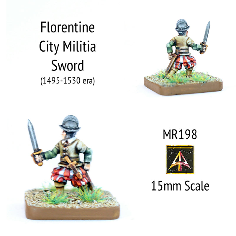 MR198 Florentine City Militia Sword - Early 16thC