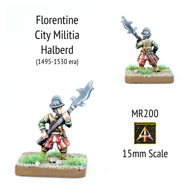 MR200 Florentine City Militia Halberd - Early 16thC
