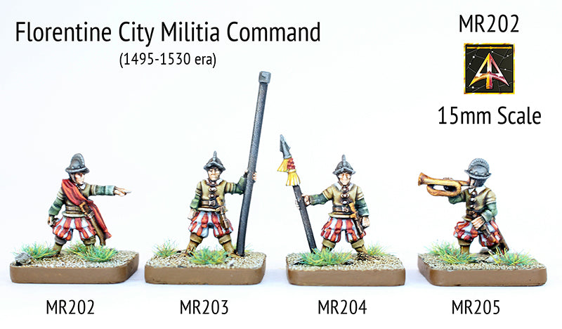 MR202 Florentine Militia Command (4) - Early 16thC