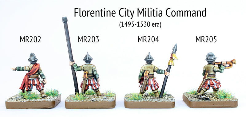 MR202 Florentine Militia Command (4) - Early 16thC