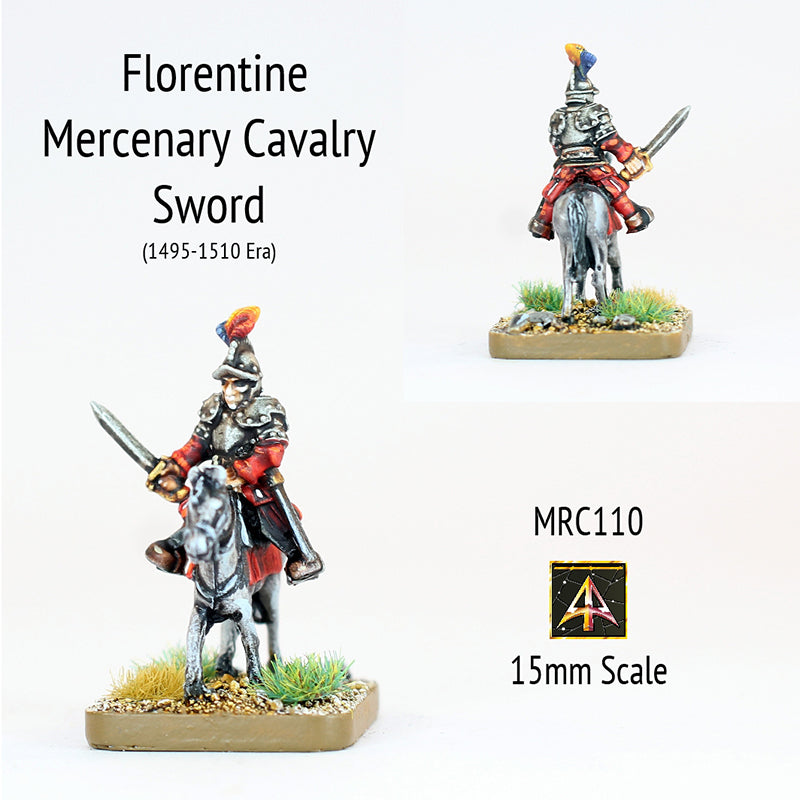 MRC110 Florentine Mercenary Sword - Early 16thC (Choose Mount or Rider)