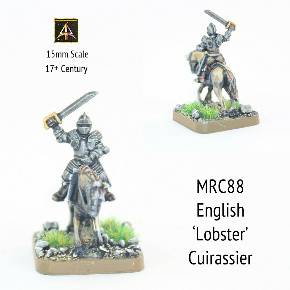 MRC88 English Cuirassier Sword Raised 17thC