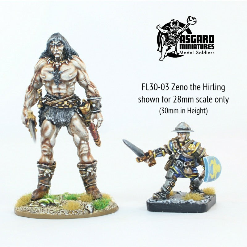 NB1 The Barbarian (54mm scale) by Nick Bibby (includes NB1W set of weapons free)