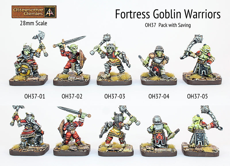 OH37 Fortress Goblin Warriors (Value Pack with Saving)