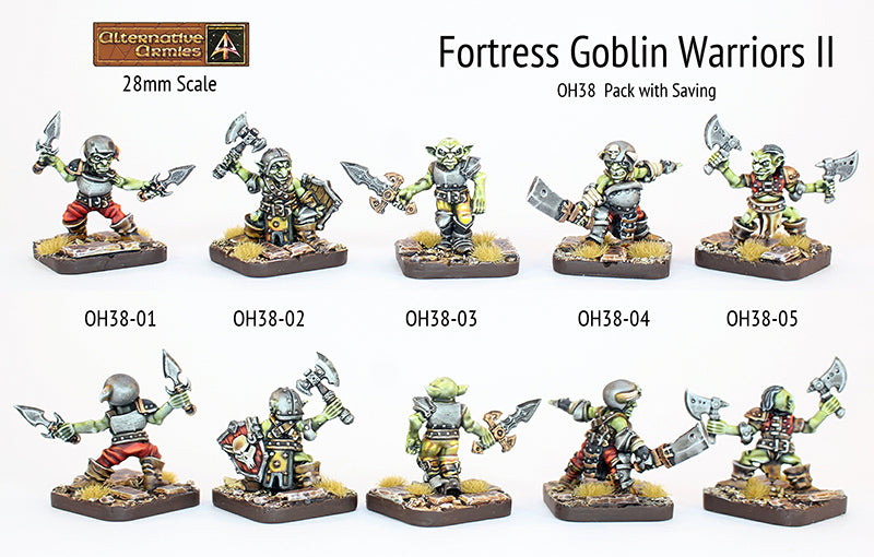 OH38 Fortress Goblin Warriors II (Value Pack with Saving)